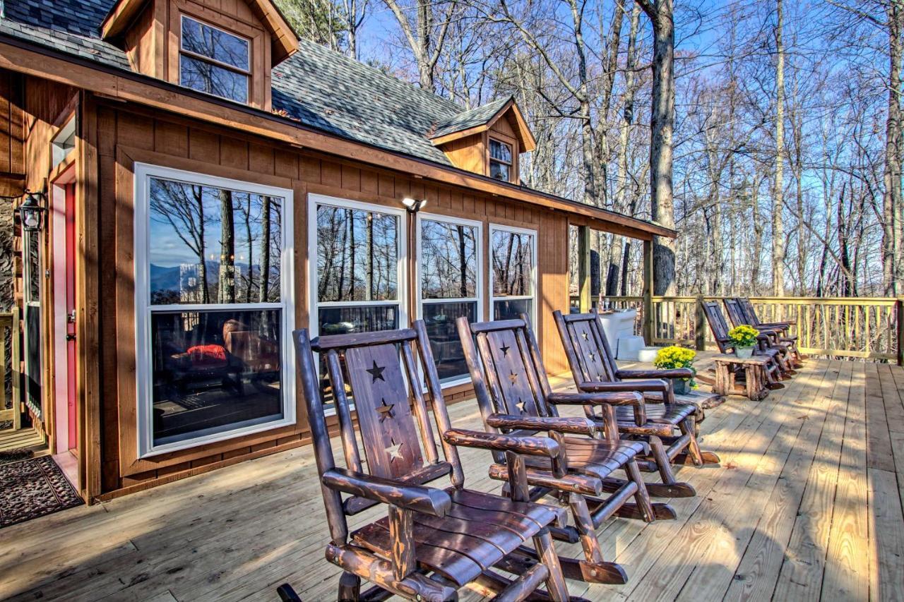 Panoramic-View Gatlinburg Cabin With Private Hot Tub 外观 照片