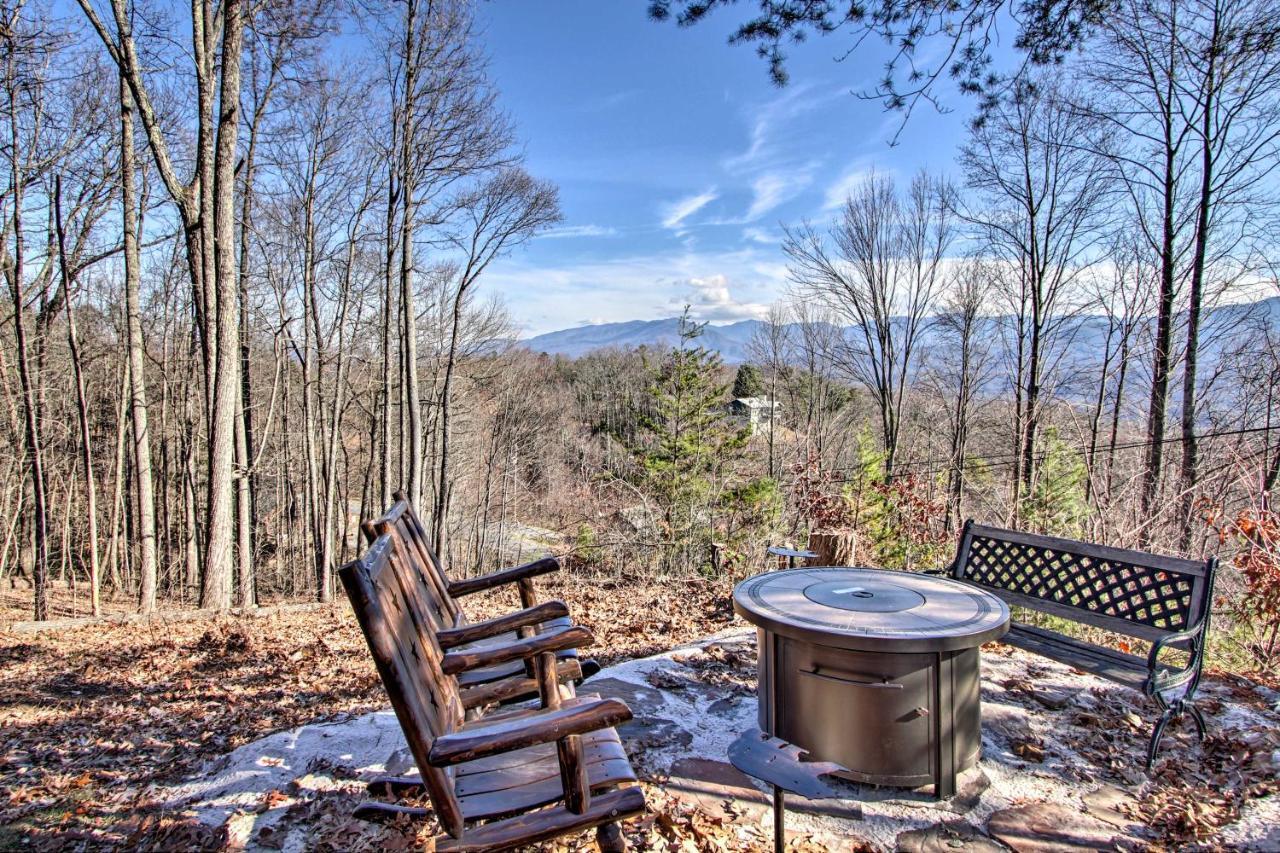 Panoramic-View Gatlinburg Cabin With Private Hot Tub 外观 照片