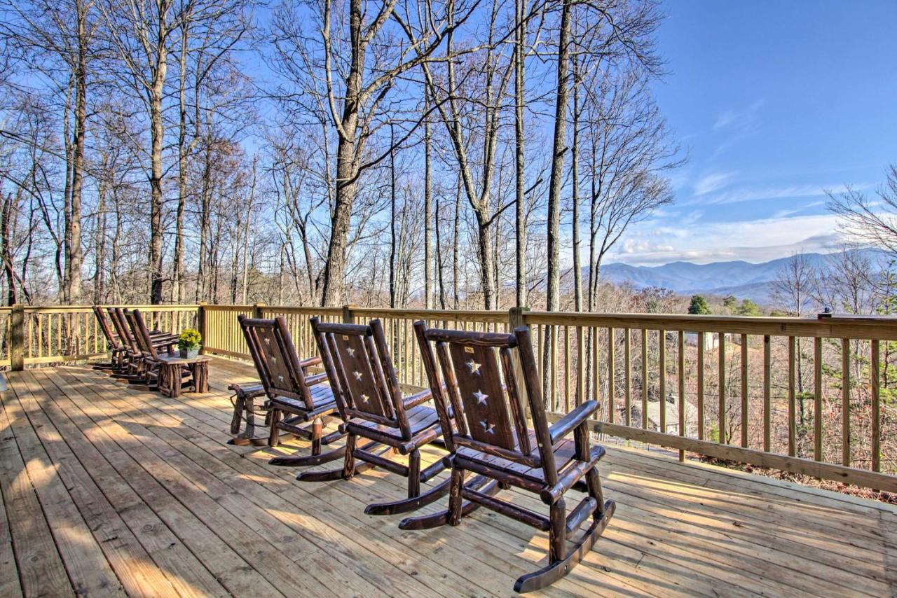 Panoramic-View Gatlinburg Cabin With Private Hot Tub 外观 照片