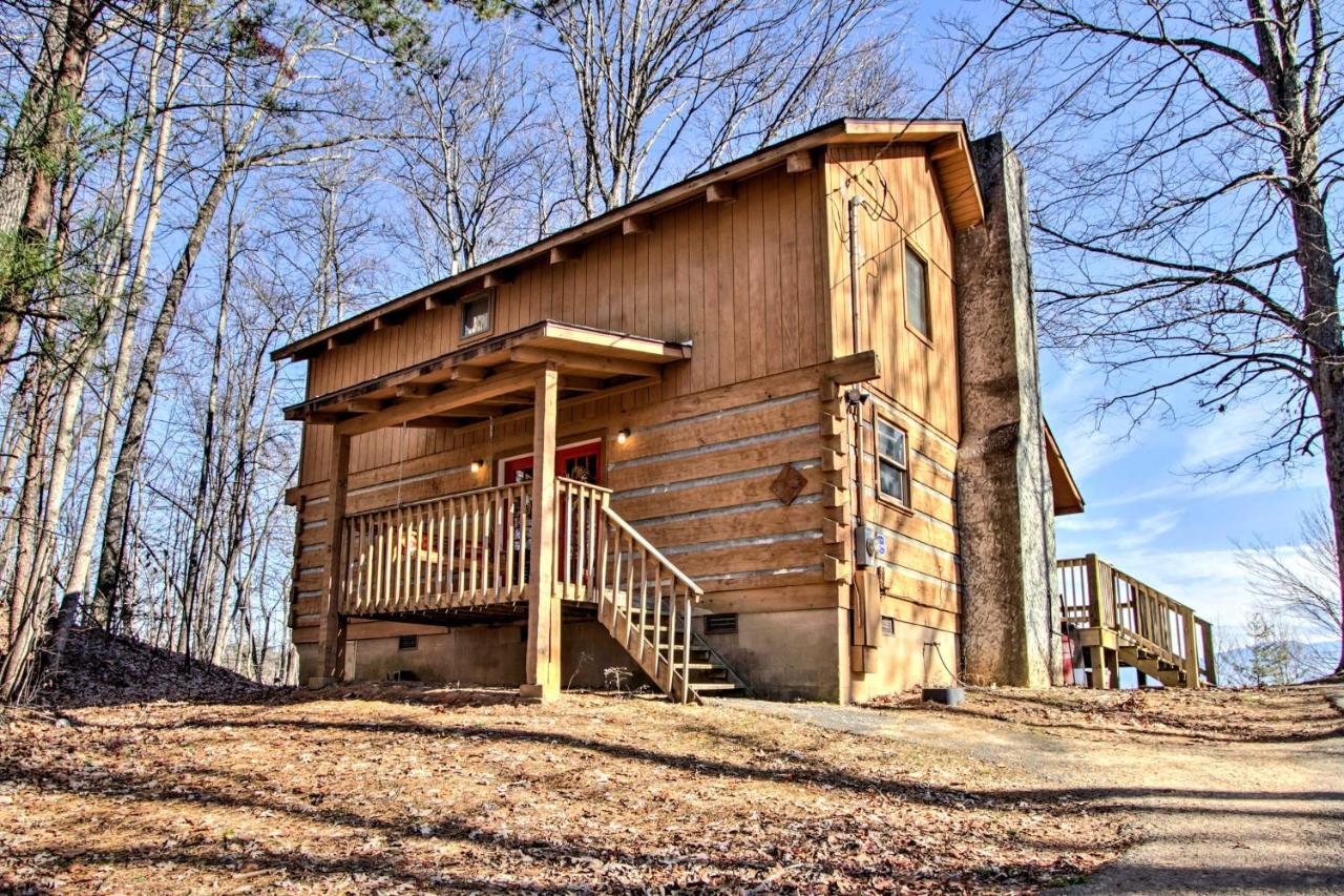 Panoramic-View Gatlinburg Cabin With Private Hot Tub 外观 照片