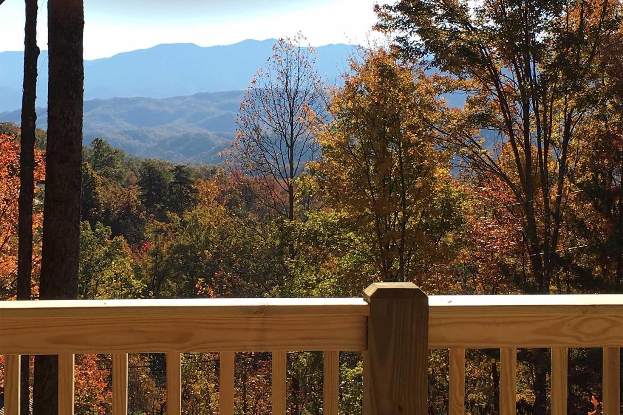 Panoramic-View Gatlinburg Cabin With Private Hot Tub 外观 照片